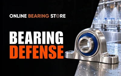 Washdown-Duty Bearings: What IP Rating and Seal Type You Need for CIP Cycles 