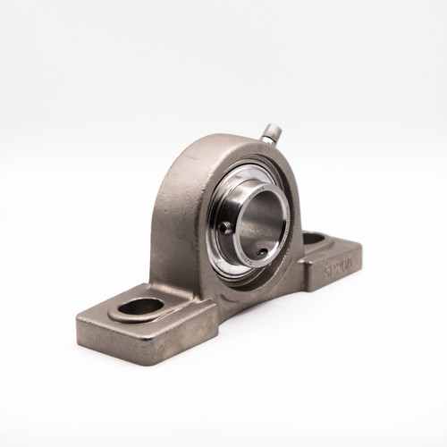 SUCSP201-8 Two Bolt Stainless Steel Pillow Block Mounted Bearing 1/2" Bore Side View