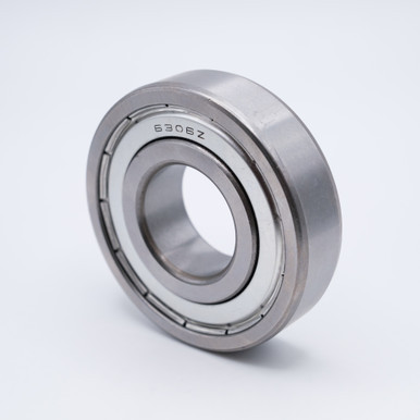 6306-ZZ Ball Bearing 30x72x19mm Angled View