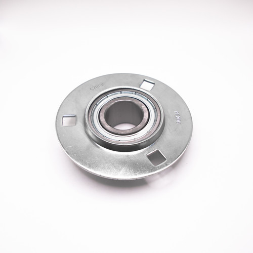 SBPF208 Pressed Steel Three Bolt Flange Set Screw Bearing 40x148x34 Front View SBPF208 Pressed Steel Three Bolt Flange Set Screw Bearing 40x148x34 Front View