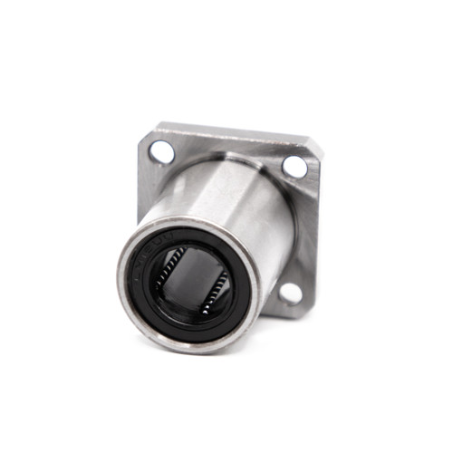 LMK8UU Precision Flange Linear Motion Ball Bearing 8x15x24 Front View