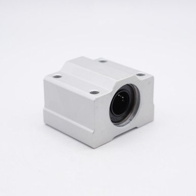 SMA12UU Pillow Case Linear Bearing 12mm Bore Left Angled View