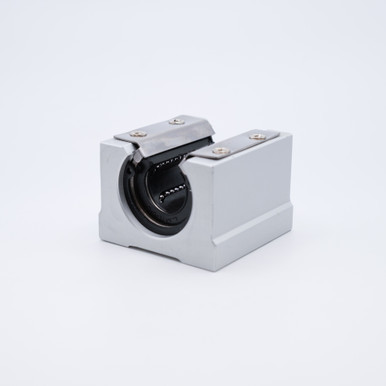 SME25UU Open Case Motion Linear Bearing 25x60x47 Angled View