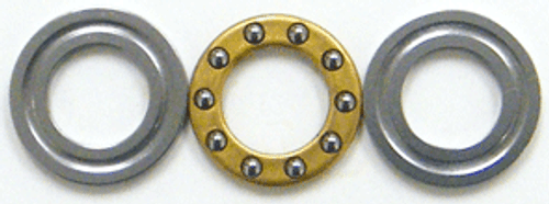 F6-12G Miniature Thrust Ball Bearing 6x12x4.5 Front Disassembled View