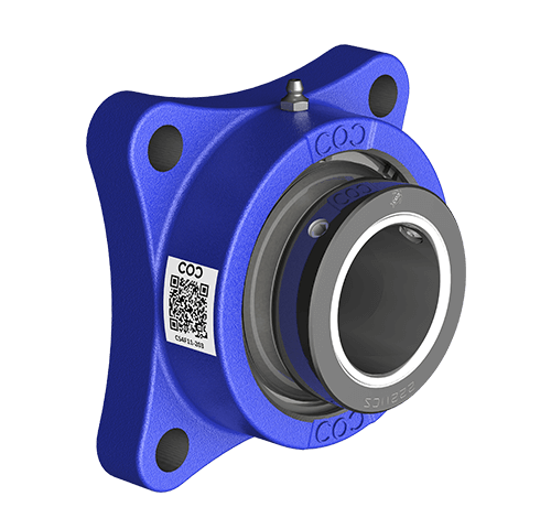 Dodge F4S-S2-215R Bearing Replacement 2-15/16" Bore Left Angled View