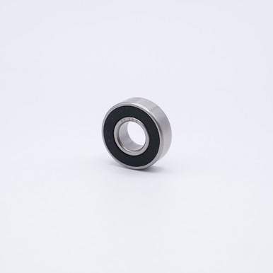 SR188-2RS Stainless Steel Miniature Ball Bearing 1/4x1/2x3/16 Right Angled View