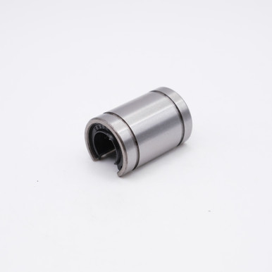 LME10-UUOP European Linear Open Ball Bushing 10x19x29 Angled View