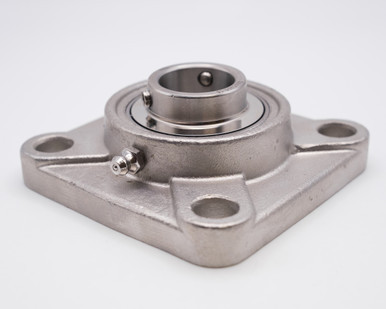 SUCSF201 Stainless Steel 4 Bolt Flange Shaft Size 12mm Side View