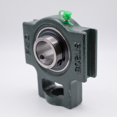 UCT202-10 Take Up Unit w/ Set Screw Ball Bearing 5/8" Bore Right Angled View