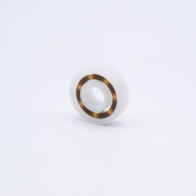 6201PG Plastic Ball Bearing 12x32x10 Glass Balls AP201 Front Side