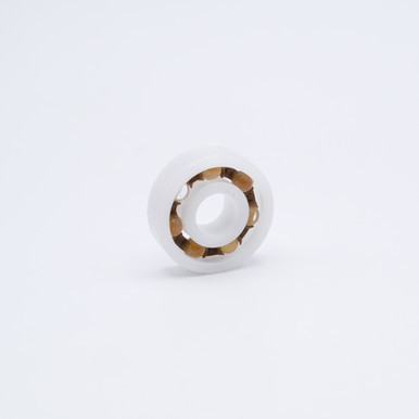 6201PG Plastic Ball Bearing 12x32x10 Glass Balls AP201 Front Side