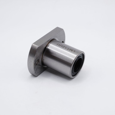 LMH8UU Oval Linear Motion Flange Ball Bushing 8x15x24mm Front Left Angled View