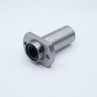 LMH16LUU-E Oval Linear Flange Ball Bushing 16x28x70mm Back Right Angled View