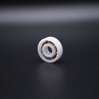 6001PBS Plastic Ball Bearing 12x28x8mm Right Angled View