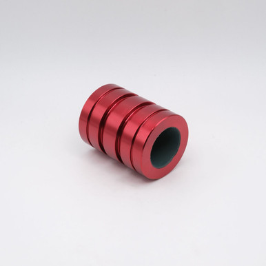 SWP10 Inch Size Linear Plain Bearing PTFE Lined 5/8x1-1/8x1-1/2 Left Angled View