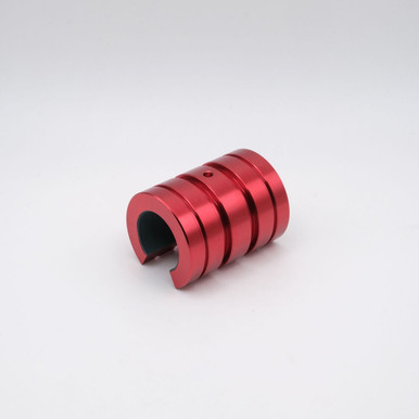 SWPOP08 Open PTFE Lined Plain Linear Bearing 1/2x7/8x1-1/4 Right Angled View