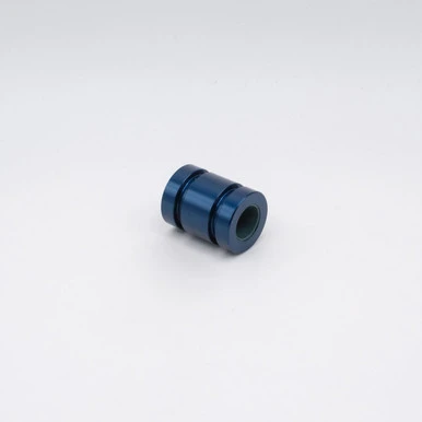 KHP25 Metric Closed Thin Plain Linear Bearing PTFE Lined 25x40x45mm Left Angled View