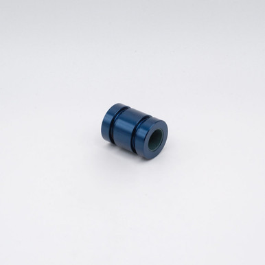 KHP35 Metric Closed Thin Plain Linear Bearing PTFE Lined 35x52x62mm Left Angled View