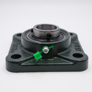 UCF211 Square 4 Bolt Flange Set Screw Bearing Bore 55mm Side View