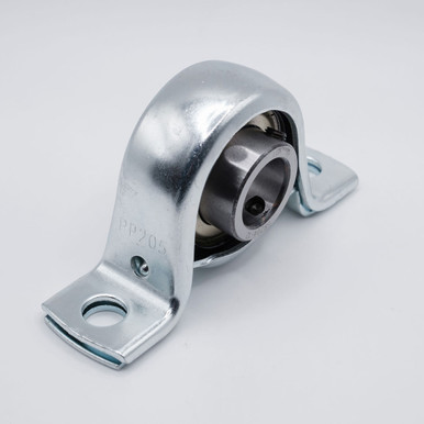 RSBPP202-10 Pressed Steel AC Bearing Unit 5/8" Bore Left Angled View