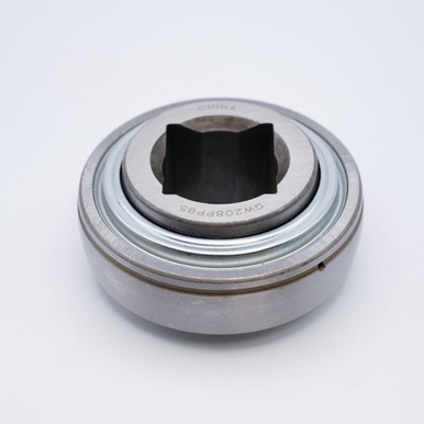 W208PPB8 Square Bore Disc Harrow Ball Bearing 1-1/8" Bore Flat View