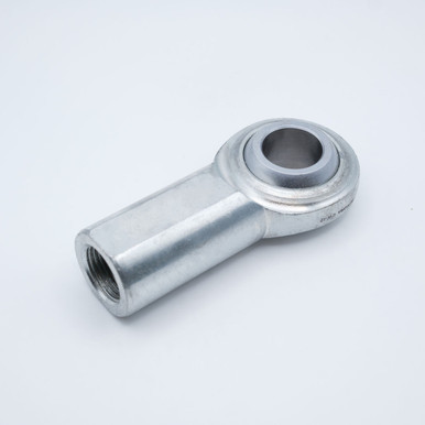 CF3T PTFE Lined Female Inch Sized Rod End 3/16" Bore Right Angled View