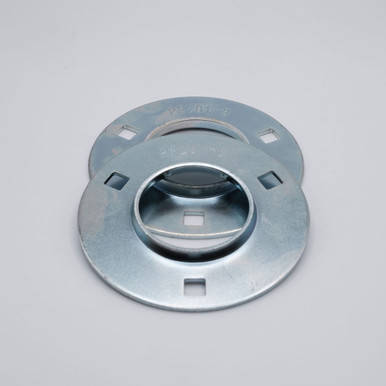 40MS 3-Bolt Pressed Steel Circle Flange Housing 40mm Front View