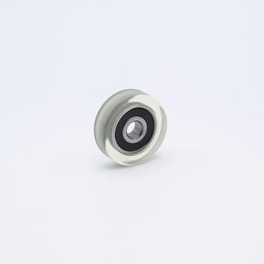 PU68516-5 Polyurethane Coated Bearing Wheel 5x16x5mm Left Angled View
