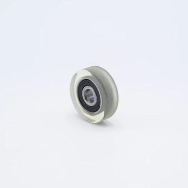 PU60519-7 Polyurethane Coated Bearing Wheel 5x19x7mm Right Angled View