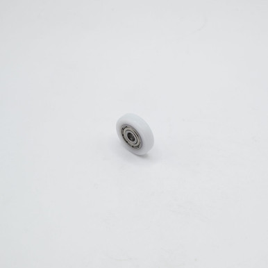 BS60830-9 Flat POM Roller Bearing Wheel 8x30x9mm Right Angled View