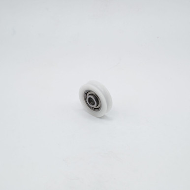 BSUF62523-8R2.5 U-Groove POM Plastic Roller 5x23x8mm Right Angled View