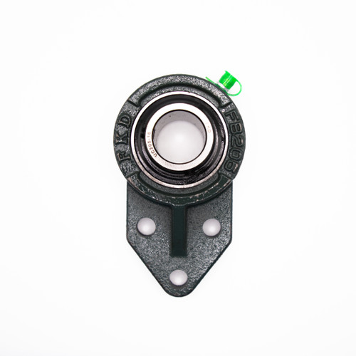 UCFB201 Three Bolt Flanged Mounted Bearing 12mm Bore Front View