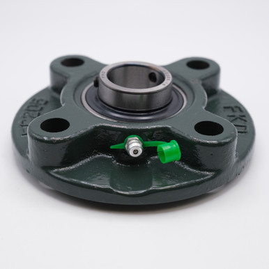UCFC211 bore 55mm Round Flange Housing 4 Bolt Set Screw Ball Bearing Side View