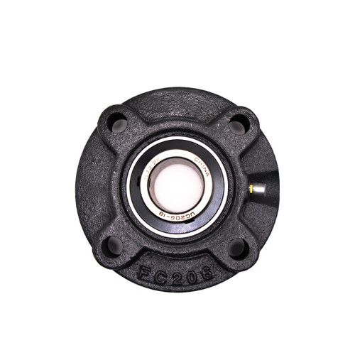 UCFC218 Four Bolt Circle Flange Mounted Bearing 90mm Bore Front View