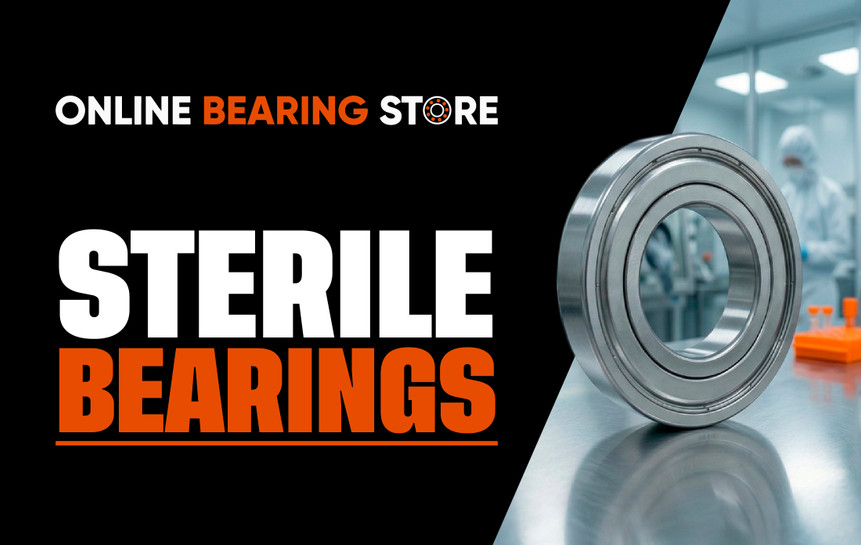 Sterile and Non-Contaminating Bearings for Cleanrooms and Labs 
