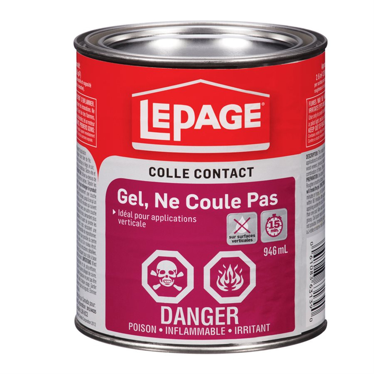 Colle contact ultra robuste LePage, 250 ml 1504724