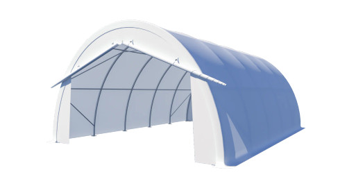 Gold Mountain Single Truss Round Storage Shelter W20'xL30'xH12'