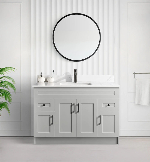 Tesoro 48" Shaker Bathroom Vanity With Quartz Countertop