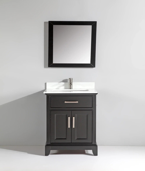 Vanity Art – Noble 30″ Single Sink Bathroom Vanity Set with Sink and Mirror