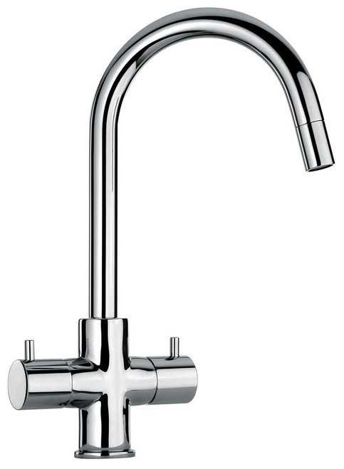 Kitchen / Bar / Prep Pulldown Faucet, 2 handle, Polished Chrome