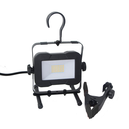 SMD LED Worklight With H-Stand, Clamp Holder & Hook 16W 2000lm 4000k