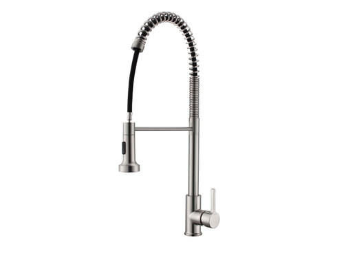 Pull Down, Dual sprayhead function, Single handle Kitchen faucet CZ422003 Brushed Nickel