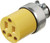Connector 15A/125V - Armoured  - Yellow