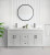 Tesoro 60" Double Sink Shaker Bathroom Vanity With Quartz Countertop (MDF) Tesoro 60" Double Sink Shaker Bathroom Vanity With Quartz Countertop (MDF)