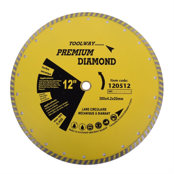 Blade 12in Sintered Turbo Diamond