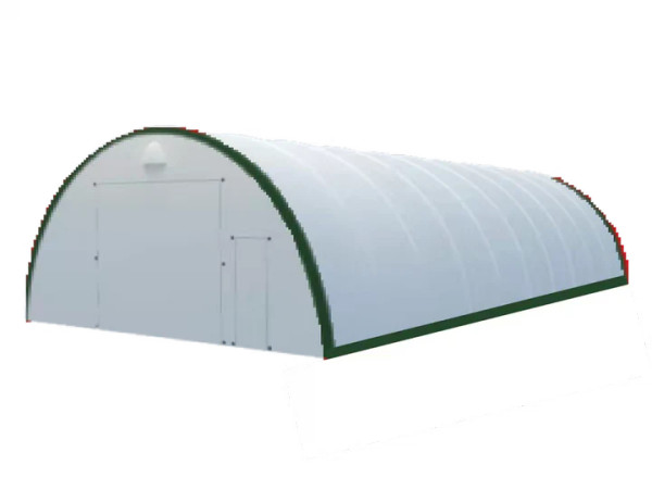 Gold Mountain Single Truss Round Storage Shelter W40'xL80'xH20'