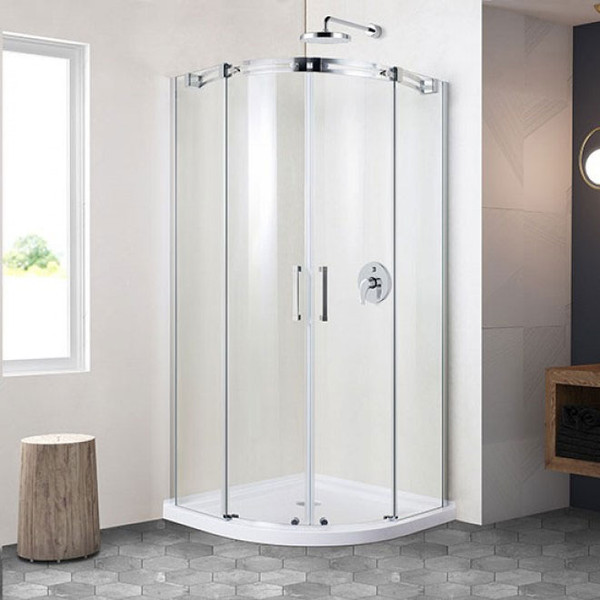 36 X 36 IN. ROUND SLIDING SHOWER DOOR (DK-BS2002-6) 36 X 36 IN. ROUND SLIDING SHOWER DOOR (DK-BS2002-6)