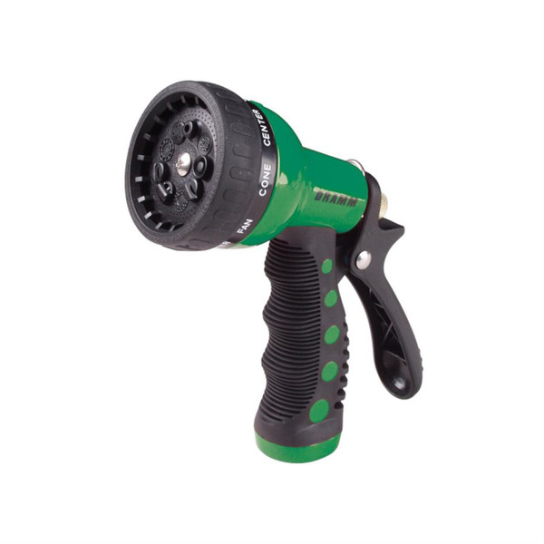 Carded Revolver 9-Pattern Spray Gun Green