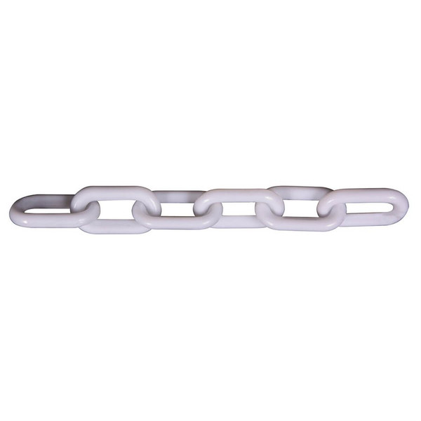 Chain White Plastic #6 130Ft 1½in