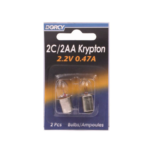 Bulb Repl 2.4V 0.7A Krypton Bulb For 2C/2Aa Flashlights Clear Dorcy 41-1662